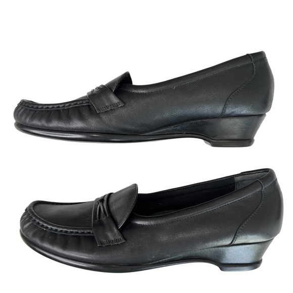 SAS Classic Womens Loafer Comfort Shoe Size 9 Black Handsewn Made in USA 2023329 - Picture 8 of 11